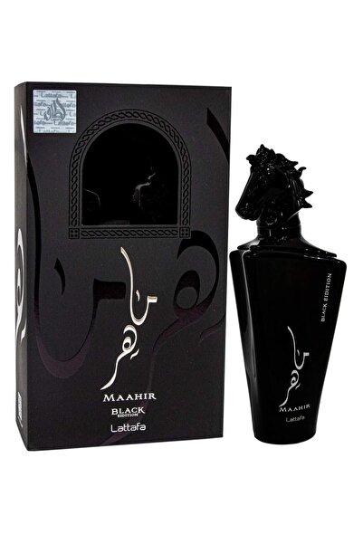 lattafa عطر لطافة ماهر حوري بلاك ايديشن 100 مل او دي بارفان