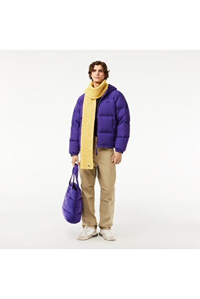 Lacoste Unisex Cotton and Mercerized Alpaca Scarf