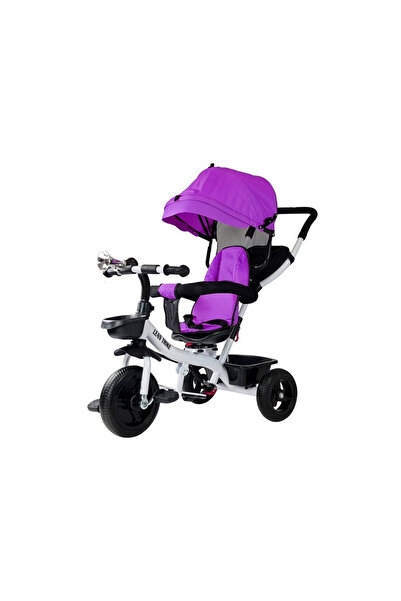 Bebelul PRO300 MOV children's tricycle with canopy, EVA wheels and parental handle