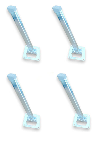 DZGN HOME Metal 4'Lü Takım Sofra Ayağı - Metal Katlanır Yer Sofrası Ayağı 40 cm