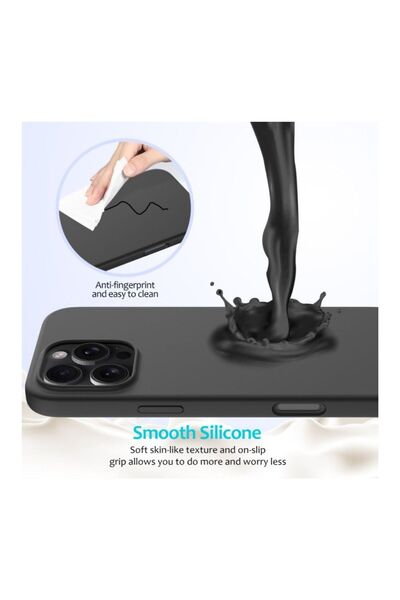 HANPORIUM Apple iPhone 11 Pro Compatible Silicone Case - Pastel Tint Flexible Full Protection Cover - Gray