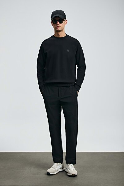 Lufian 112030179 Grant Men's Sweatshirt Black