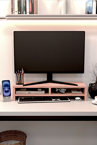 interGO Uppa Raflı Monitör Yükseltici, Ekran Yükseltici, Masa Üstü Organizer