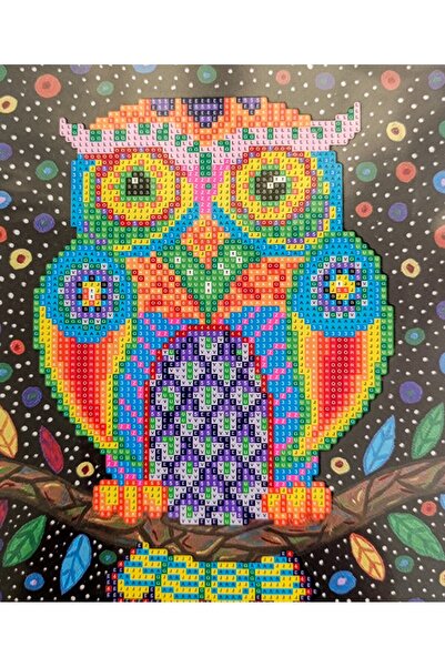 mentaş grup Boncuklu Taşlı Mozaik Elmas Goblen Pono Tablo Resim Puzzle Çocukl...