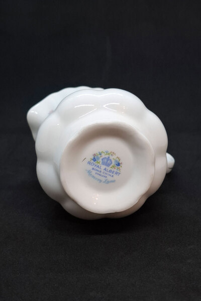 Royal Albert Memory Lane Bone China Antique Porcelain Blue Milk Jug 150 ml