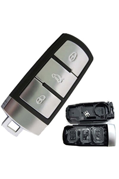 BRENET Carcasă cheie Smartkey Compatibila cu Passat B6 cu lamă, aftermarket