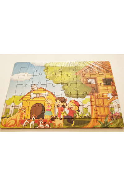 Mahi Max 30 Parça Renkli Resim Karton Yapboz Puzzle 27x20cm - Köpek Kulübesi