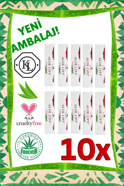 Forever Living Forever Aloe Lips Dudak Bakım ve Nemlendirci -10Adet
