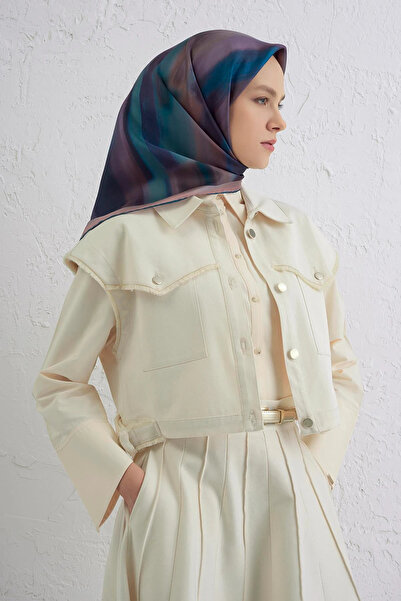 Armine Eșarfă din mătase Twill cu model abstract -2025/2026 -9436D 32