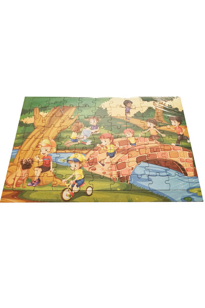 Mahi Max 72 Parça En Büyük Boy Renkli Resim Karton Yapboz Puzzle 38x28cm - Ta...