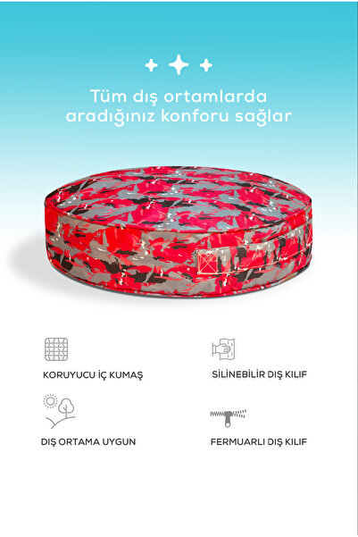 PUFYMAX Minder,palet minderi,yoga minderi balkon&bahçe&plaj&kamp&havuz minder...