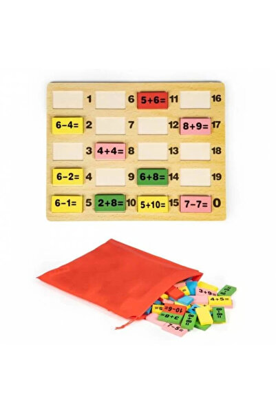 sallma Tablă de lemn pentru înmulțire și domino