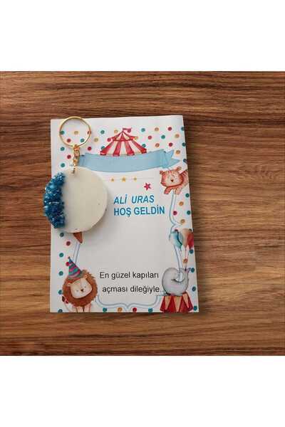 belkızmağaza حاملة بطاقات مع سلسلة مفاتيح، السعر لـ 15 قطعة