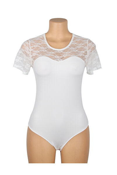Lingerie and Fashion Style White BodySuit
