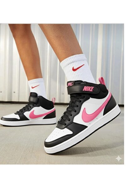 Nike Court Borough Mid 2 (Gs) Sneakers (Sporti̇ks) Are Tight Fitting...