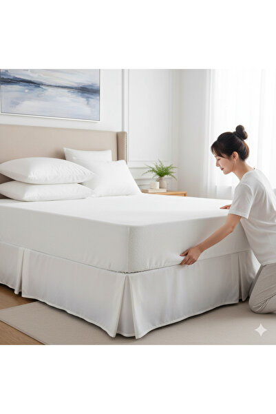 BabyMeva 70x110 Cm Fitted Yatak Koruyucu Sıvı Geçirmez Havlu Alez