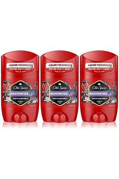 Old Spice Nightpanther Deodorant Stick for Men 50ml (Pack of 3)