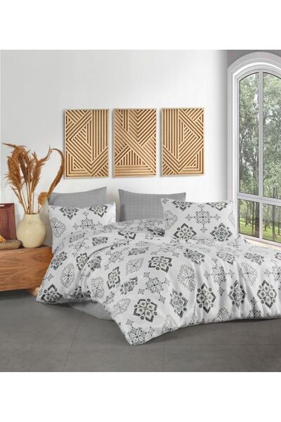GENÇEV HOME COLLECTİONS طقم غطاء لحاف مفرد مع ملاءات مرنة