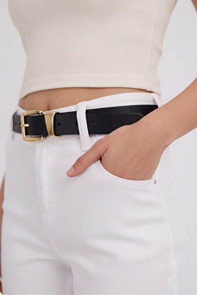 Mynoa Gold Buckle Women's Belt, Jacket Belt, Trouser Belt,