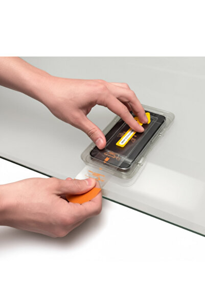 OEM Glass film with applicator for iPhone 15 Pro, with 9H transparency