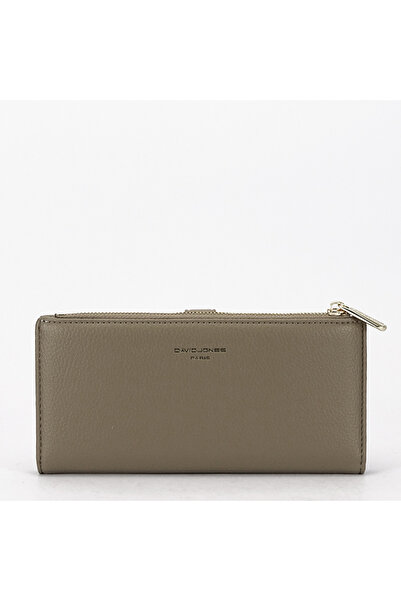 David Jones Paris B-DJ0086-1 07 taupe brown wallet