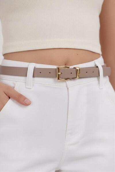 Mynoa Gold Buckle Women's Belt, Jacket Belt, Trouser Belt,