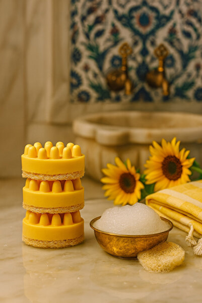 Günebakan Herbal Glycerin Fiber Massage & Cellulite Soap