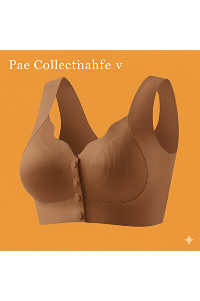 pae Bra with Front Opening, Back Support, Thick Straps, Non-Marking D Stitch-Free Modern Breastfeeding and Maternity Bra