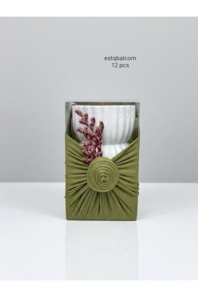 GIFT مباخر توزيعات مناسبات (12 قطعة) منسقة بالقماش حسب الطلب