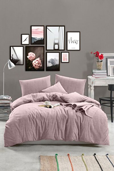 GENÇEV HOME COLLECTİONS Single Duvet Cover Set with Elastic Sheets