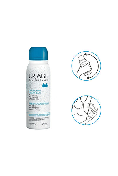 TOPONEE Uriage Fresh Deodorant Spray - 125 ml