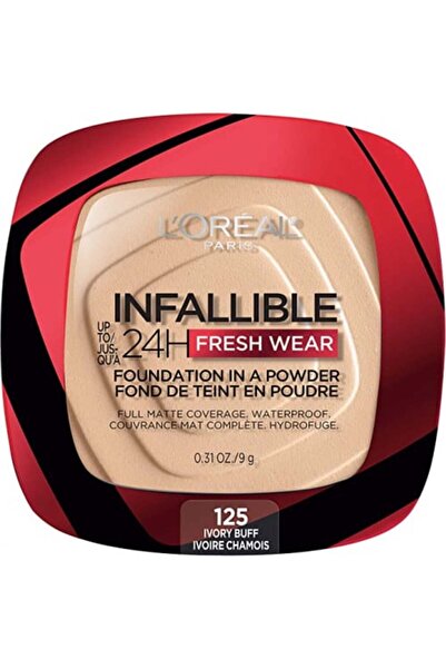 SARABEATY L'Oreal Infallible 24H Foundation Powder - Shade 125