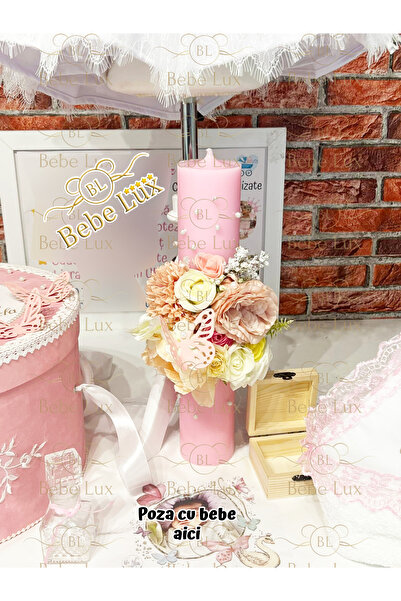 BEBELUX Personalized Baptism Set - Miruna - by - Hand-made baptismal outfits on order