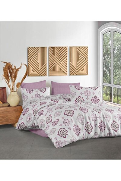 GENÇEV HOME COLLECTİONS Double Duvet Cover Set with Elastic Sheets