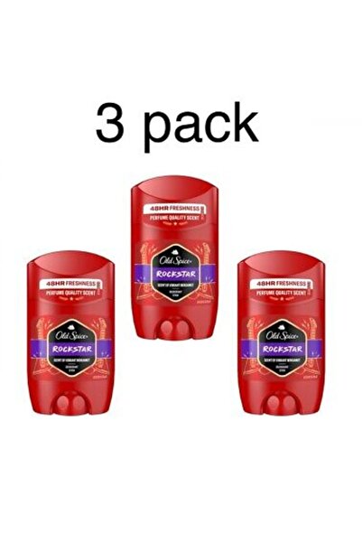 Old Spice 3 x ROCKSTAR deodorant stick for men 1.7 fl.oz / 50 ml