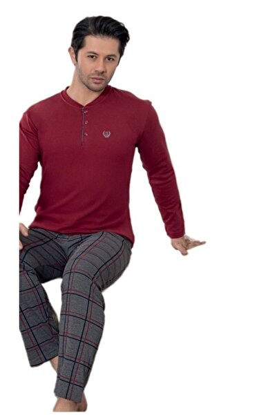 bipamuk Arden Winter Combed Interlock Fabric Women's Pajama Set Soft Textured Warm and Comfortable M/2Xl