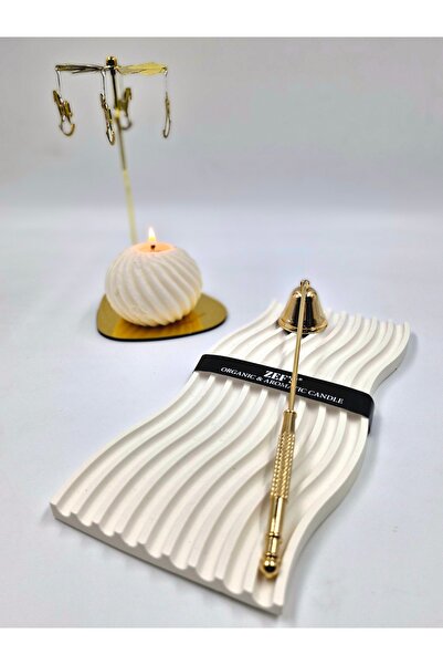 ZEFS CANDLE DEKORATİF SU YOLU MUM SUNUM / TAKI TABAĞI