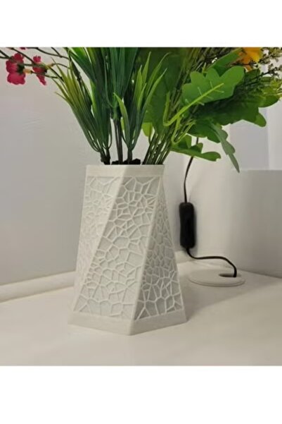 3D Brothers Voronoi Hexagonal Vase – Modern Architectural Design