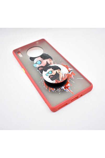 Generic Special Drawing Hard PC Personalized Shockproof Phone Cover for Huawei Mate 30 Pro (Red Guy)