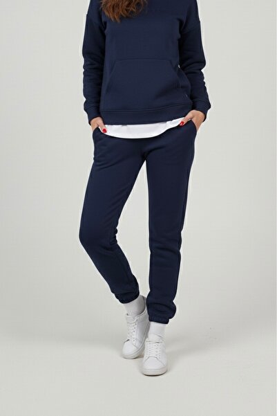 MBEY1989 Mbey 3 İplik Ş Fleece-Lined Women's Sweatpants
