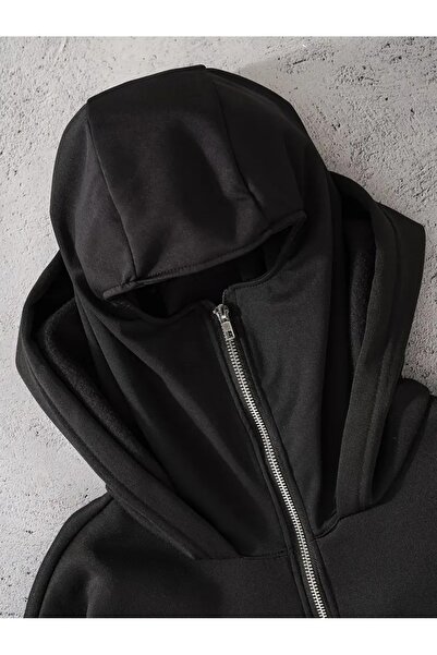 LAYORA Loose Fit Zip up Sweatshirt for Streetwear