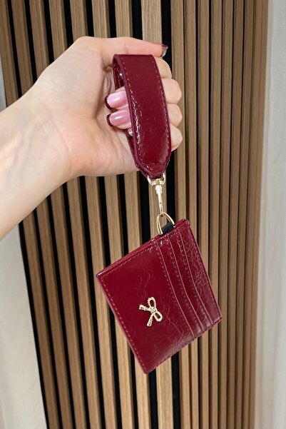 themoiss حافظة بطاقات نسائية من فيباج بوردو