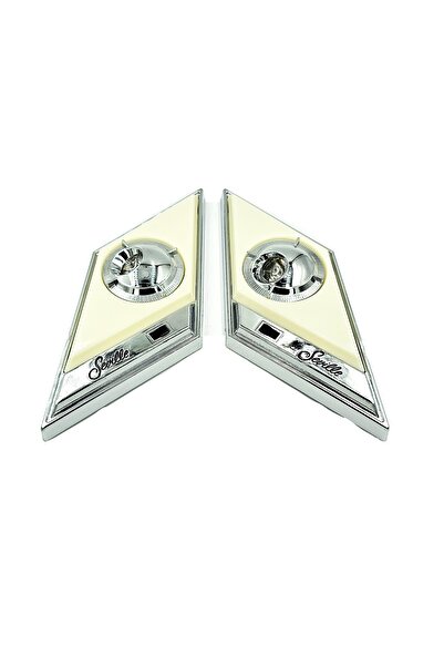 BsElektronik مصباح سيفيل خاص بالملصقات، حامل الصحف، تصميم أبيض فضي