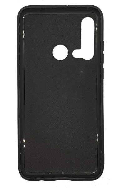 Other Leather Back Protective Case with Grip for Huawei Nova 5i - Gray