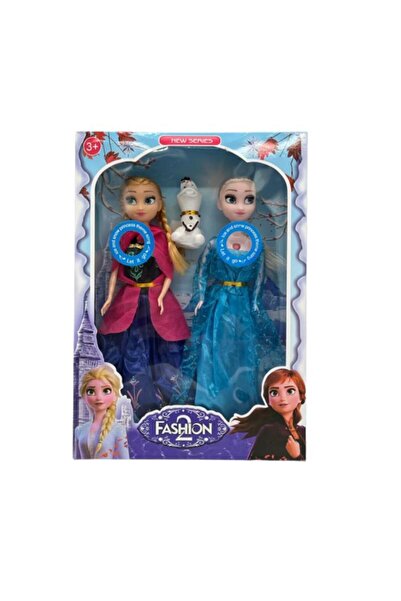 OEM Set of 2 dolls, Anna, Elsa and Olaf, musical, song from the beloved animated film, 28 cm, 3 years+