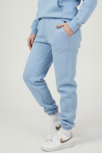 MBEY1989 Mbey 3 İplik Ş Fleece-Lined Women's Sweatpants