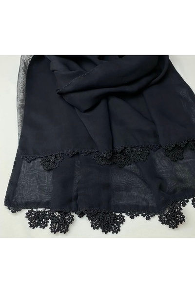 Nimet Abla Butik Hand Embroidered Shawl Hijab