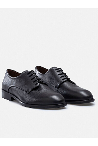 Adam Pantofi pentru bărbați din piele naturală, lucrați manual, negri