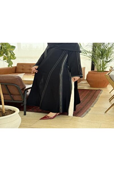 GENERIC4 Roman crepe abaya, a distinctive and wonderful design, half-circle style.