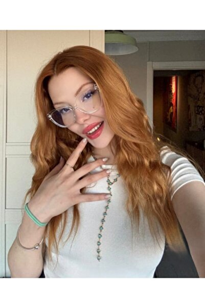 MONAL EYEWEAR Cat Gi̇rl Blueblock 56 Ekartman Protects and Calms Your Eyes Graduated Glass Can Be Installed